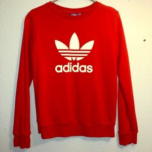 Red Adidas Sweatshirt